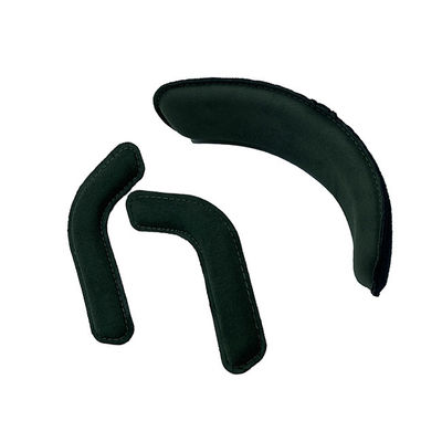 Le casque 100g tactique universel capitonne la couleur noire de matériel réglable de coton