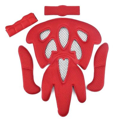 Le revêtement respirable pressant chaud de casque de moto capitonne le remplacement de coussin